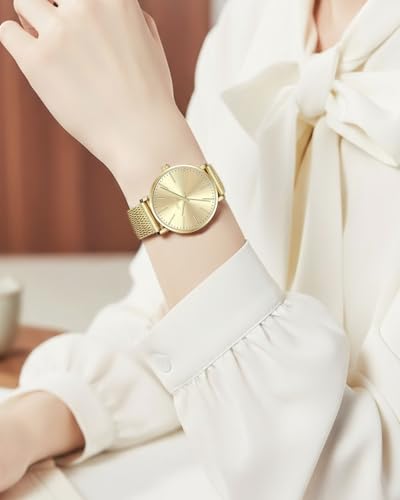 Women Simple Stylish Quartz Waterproof Japanese Movement Daily - Product Imagery