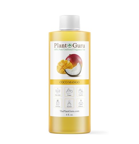 Coco Mango Fragrance Oil 4 fl. oz. Scented Oil for DIY Soap - Product Imagery