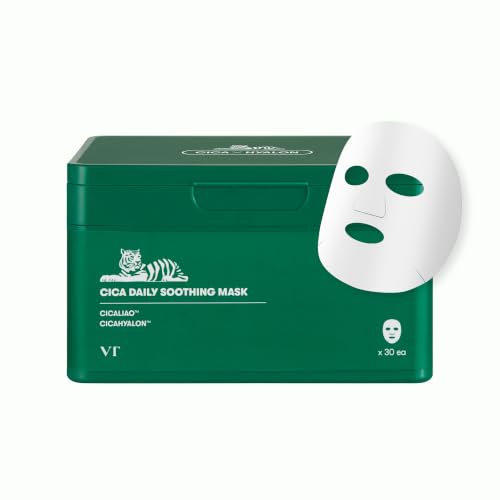 VT COSMETICS CICA Daily Soothing Mask, 30 Sheet - Product Imagery