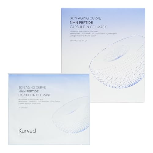 Kurved Skin Aging Curve NMN Peptide Capsule in Gel Mask 35g - Kurved Official Imagery - 1