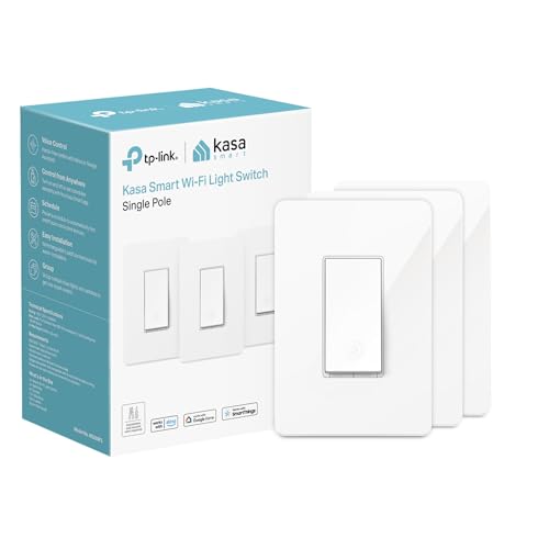 Kasa Smart Light Switch, Single Pole, Need Neutral Wire, HS200P3 - Kasa Smart Official Product View 1