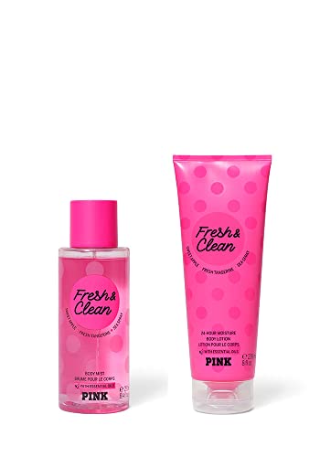 Victoria's Secret Pink Fresh & Clean Mist & Lotion Set - Product Imagery