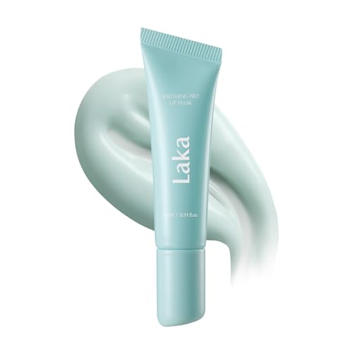 Laka Soothing Prep Lip Mask | Gentle Peel-Off Lip Mask for Dead Skin & Flakes | Cooling Korean Lip Care for Makeup Prep | K-Beauty 0.33 fl.oz - Laka Official Product View 1