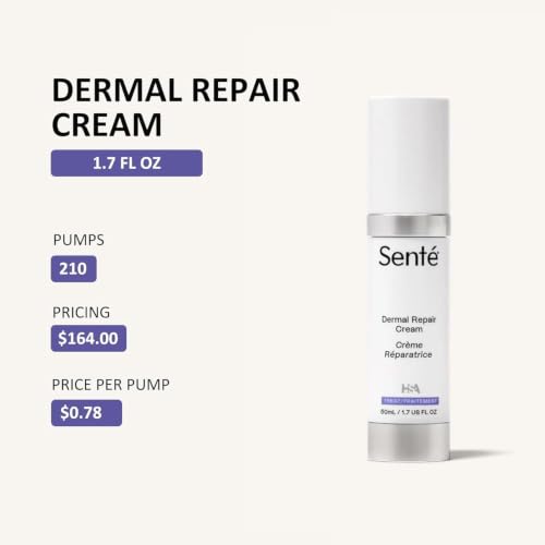Senté Dermal Repair Facial Cream | Nourishing for Rosacea, - Product Imagery