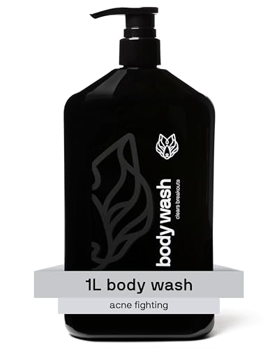Black Wolf Salicylic Acid Body Wash for Men - Black Wolf Official Imagery - 1