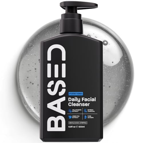 BASED Daily Facial Cleanser for Men - BASED BODYWORKS Official Imagery - 1