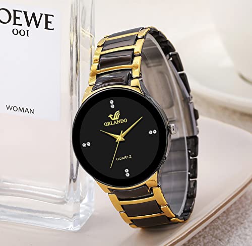 ADSBIAOYE Men and Women Wrist Watches Ultra Thin Minimalist - Product Imagery