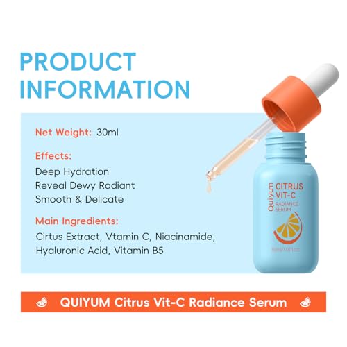 Citrus Vitamin C Skincare Set (5-Piece) – Facial Care Routine Kit - Product Imagery