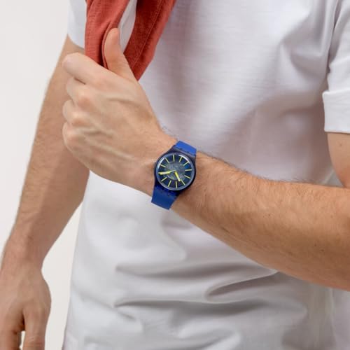 Swatch New Gent Unisex Casual Watch Bio-sourced Quartz Water - Product Imagery