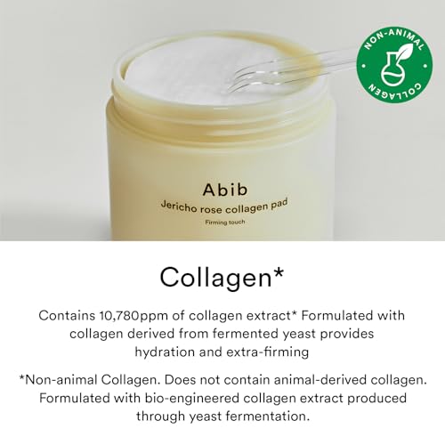 Abib Jericho Rose Non-animal Collagen Pad Firming Touch 60pads - Product Imagery