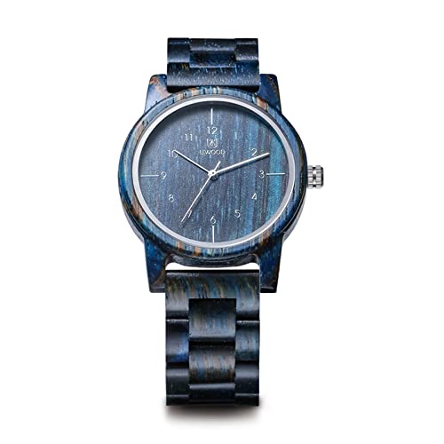 Wooden Watches Uwood Series 40 mm Unisex Natural Handmade Wood - Product Imagery