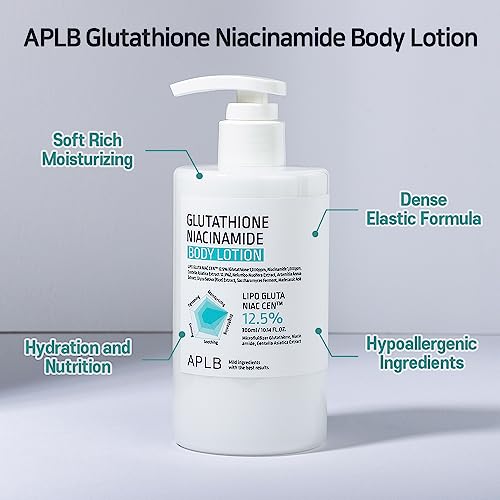 APLB Glutathione Niacinamide Body Lotion | LIPO GLUTA NIAC CEN™ - Product Imagery