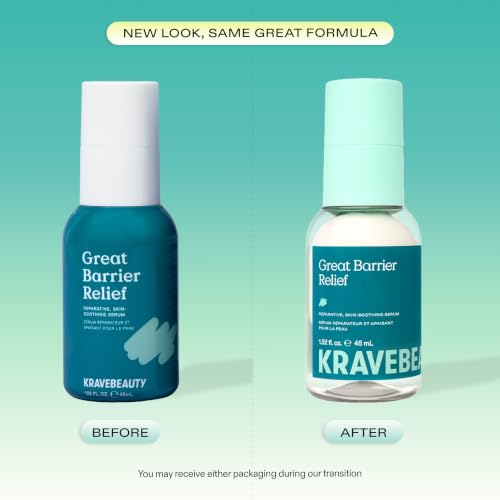 KraveBeauty Great Barrier Relief Face Serum for Dry, Sensitive - Product Imagery