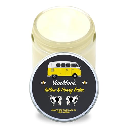 Vanman s Tallow and Honey Balm With No Added Scent - The VanMan Company Official Imagery - 1
