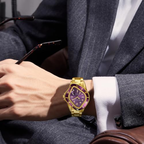 MASTOP Unique Watches for Men Waterproof Stainless Steel - Product Imagery