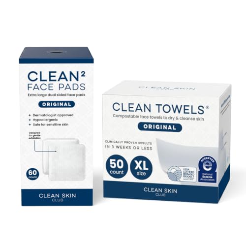 Clean Skin Club Original Clean Towels XL Clean Face Pads - CLEAN SKIN CLUB Official Imagery - 1