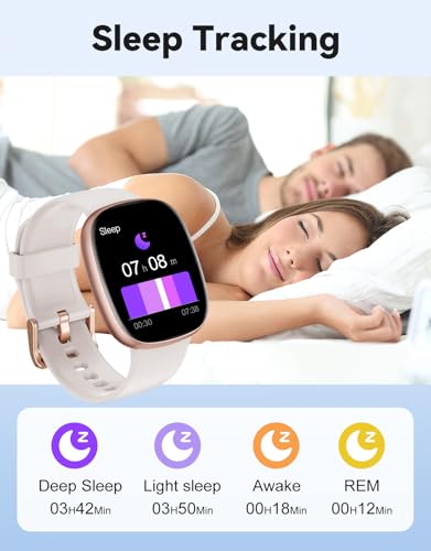 Smart Watches for Women Men, Answer/Make Calls Notifications, - Product Imagery