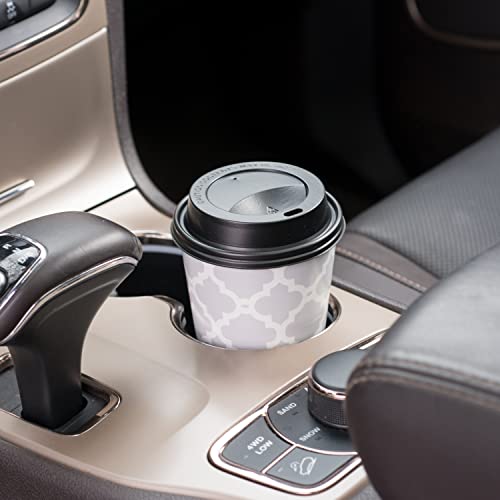 Hefty Disposable Hot Cups with Lids, Insulated Paper Coffee Cups - Product Imagery