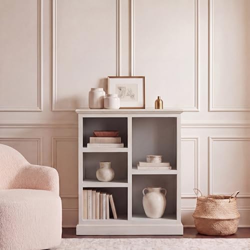 SAFAVIEH Furniture - Maralah 5-Shelf Storage Unit - White Washed - Product Imagery