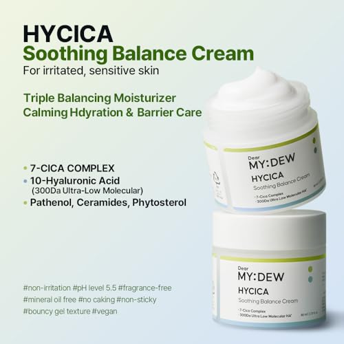 DearMYDEW HYCICA Soothing Balance Cream Moisturizer | Calming - Product Imagery