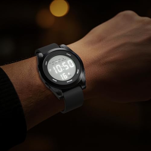 30M Water Resistant Digital Sports Watch with EL Backlight - Product Imagery