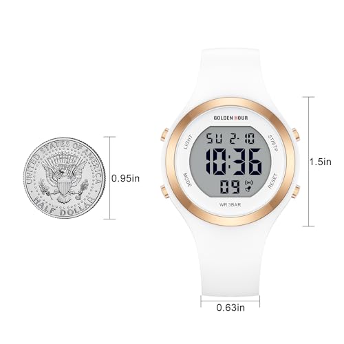 GOLDEN HOUR Waterproof Sport Women's Digital Chronograph - Product Imagery