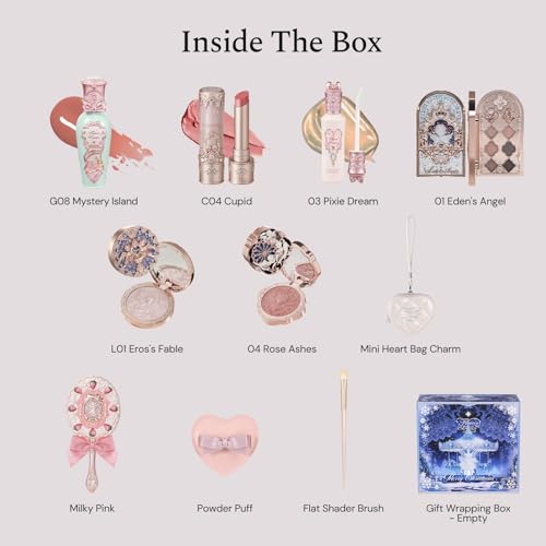 Flower Knows Cherub Bloom 11-Piece Makeup Gift Box Set,Includes - Product Imagery