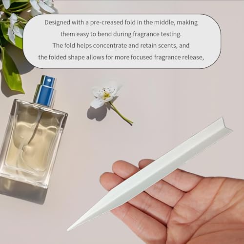 100 Pcs Perfume Tester Strips White Fragrance Blotter Test - Product Imagery