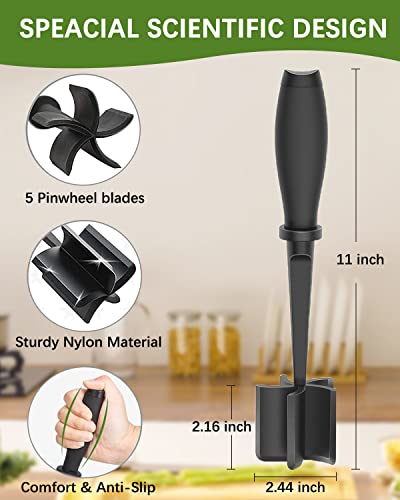 Upgrade Meat Chopper Hamburger Masher Ground Beef Smasher - Product Imagery