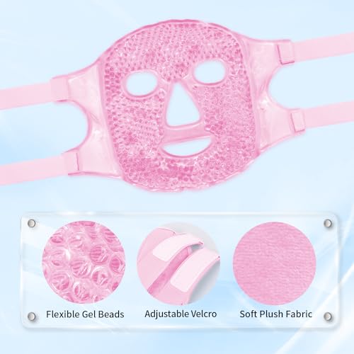 Cold Face Eye Masks Ice Face Mask Hot Cold Compress - Product Imagery
