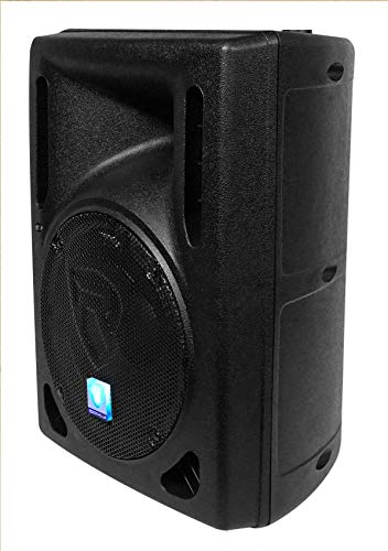 Rockville RPG8BT 8" Inch Powered 400W DJ PA Speaker BlueTooth, - Product Imagery