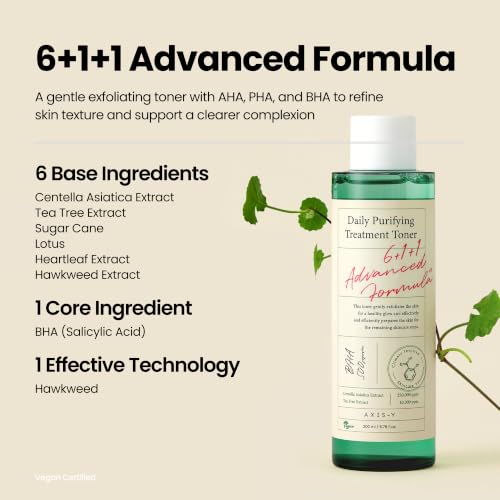 AXIS-Y Daily Purifying Treatment Toner with Salicylic Acid & - Product Imagery