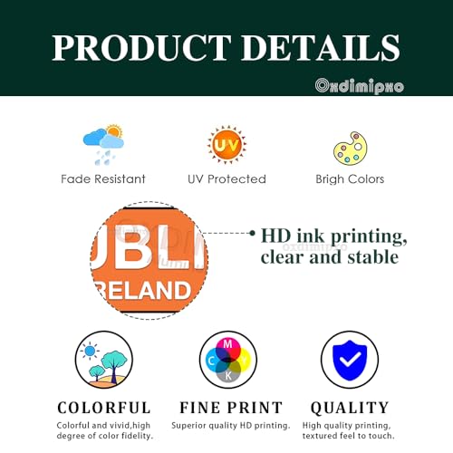 Irish Pub Decor - Dublin, Ireland, Flag, Clover, Gifts - Irish - Product Imagery