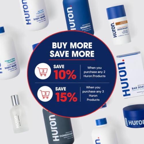 Huron Cologne: Citrus + Eucalyptus Premium Fine Fragrance 50ml - Product Imagery