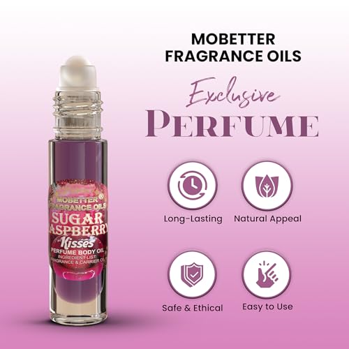 MO BETTER FRAGRANCE OILS Sugar Raspberry Kisses Perfume Body Oil - Product Imagery