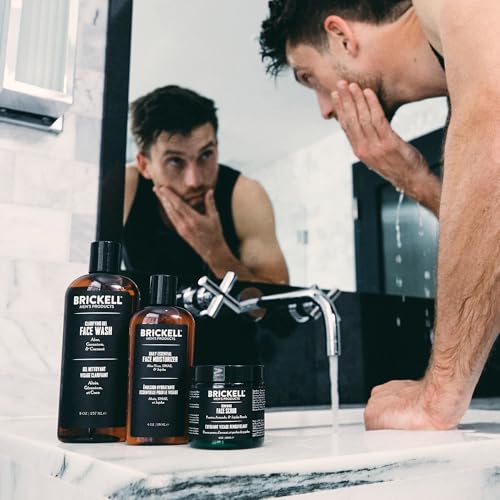 Brickell Men's Daily Advanced Face Care Routine I, Gel Facial - Product Imagery