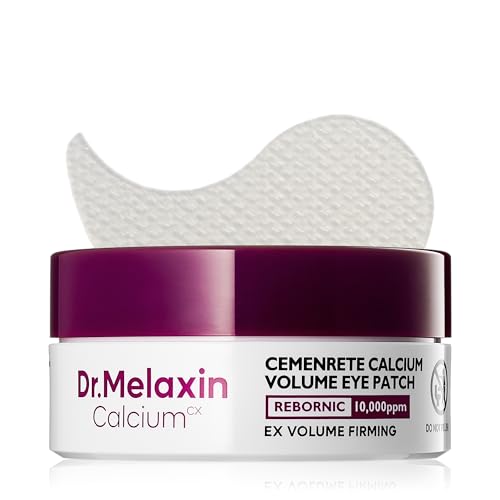 Dr.Melaxin Calcium Volume Under Eye Patches for Puffy Eyes & Dark Circles, Hydrogel Eye Mask for Wrinkles, Fine Lines & Sagging Skin, Firming Collagen Eye Patch, Korean Skin Care (60 Count) - Dr.Melaxin Official Product View 1
