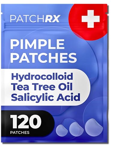 PatchRx Salicylic Pimple Patches (120 Pack), Salicylic Acid Acne - Product Imagery