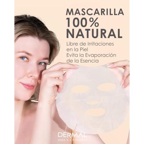 DERMAL 16 Collagen Korean Essence Sheet Mask Variety Pack, Alo... - Product Imagery