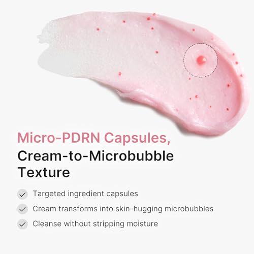 medicube Facial Cleanser PDRN Pink Glutathione Capsule Foam - Product Imagery