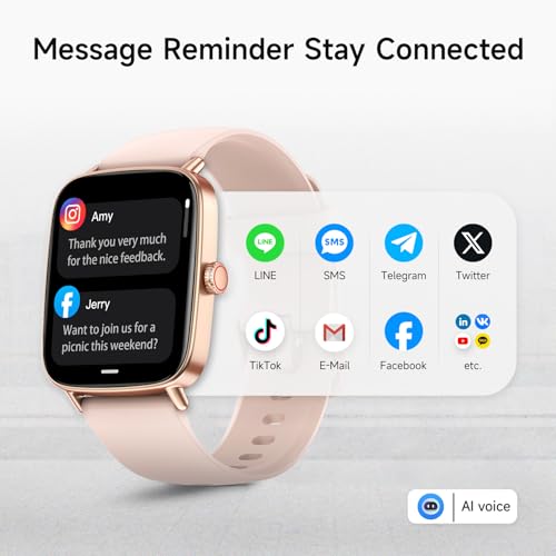 Smart Watch for Women, 1.85" HD Smartwatch (Answer/Make Calls), - Product Imagery