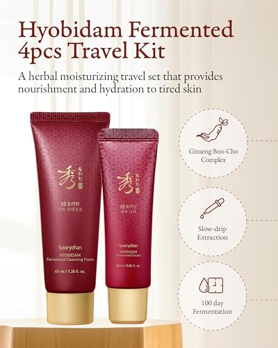 Sooryehan Hyobidam Fermented Skincare Trial Kit (Pack of 4) - - Product Imagery