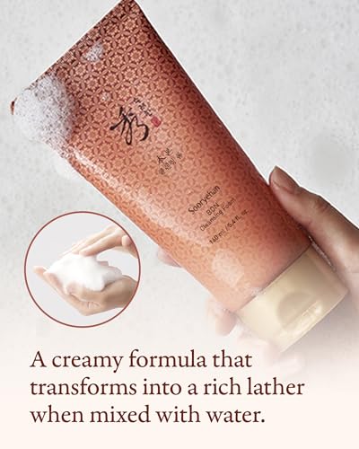 Sooryehan Bon Cleansing Foam (5.4fl oz) - Korean Skincare Herbal - Product Imagery