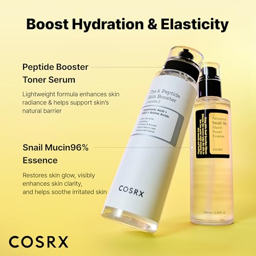 COSRX Snail Mucin 96% Peptide Booster Set, Self Care Gift Set - Product Imagery