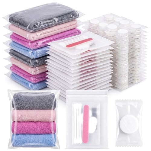 150 Pcs Travel Women Beauty Care Kit Bulk with Cotton Swab - CrystalSylara Official Imagery - 1