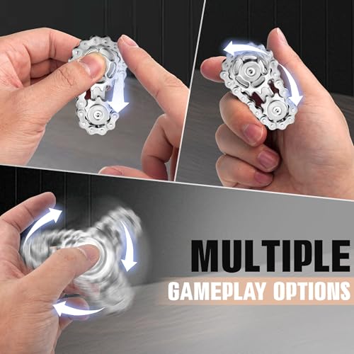Fidget Spinner Toy for Adults Metal Figette Bike Chain for Adult - Product Imagery