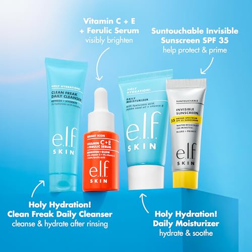 e.l.f. SKIN Wake the e.l.f. Up Skincare Kit - Product Imagery