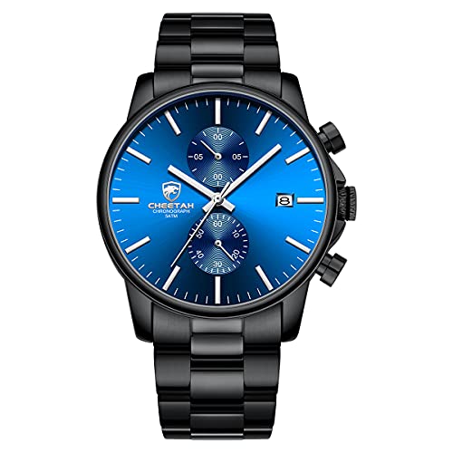 GOLDEN HOUR Fashion Business Mens Watches with Stainless Steel - Product Imagery