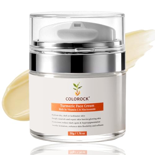 Turmeric Face Cream with Vitamin C & Niacinamide - Dark Spot - Product Imagery