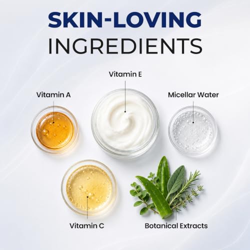 LIVAURA Retinol Face Wipes for Men - Facial Cleansing Wipes for - Product Imagery